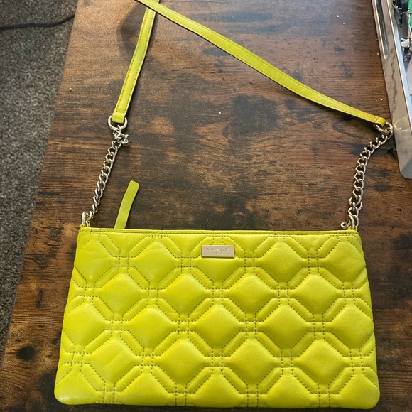 kate spade Handbags - Kate Spade Yellow Quilted Crossbody Bag